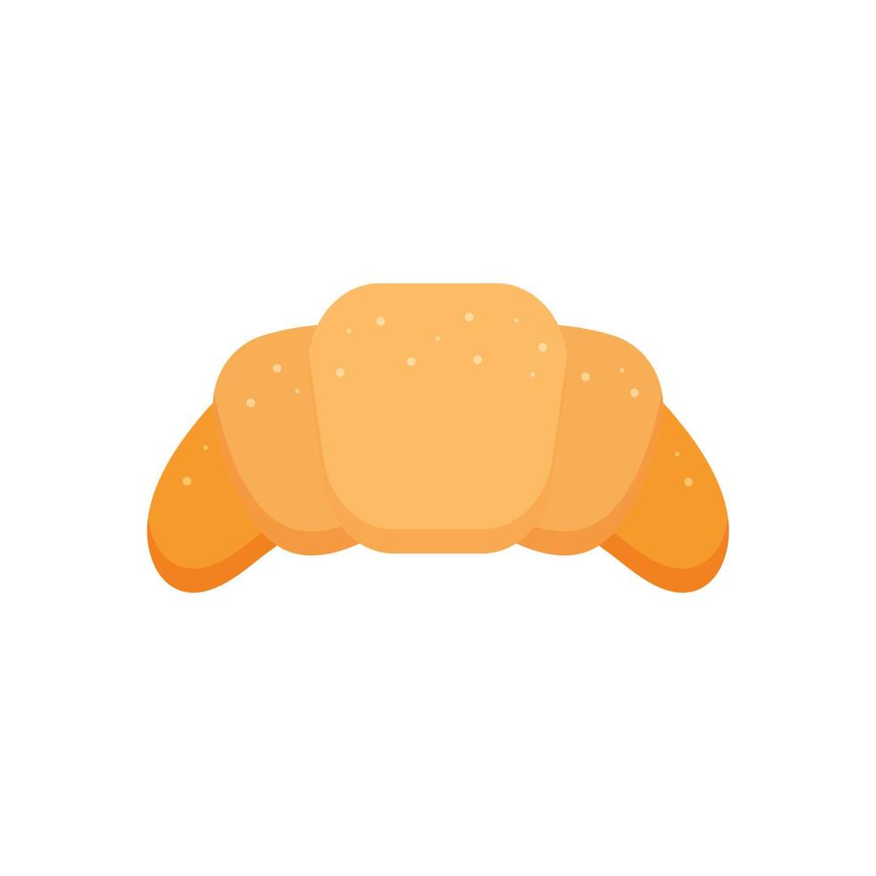 tekenfilm croissant, icoon, vector, illustratie. vector