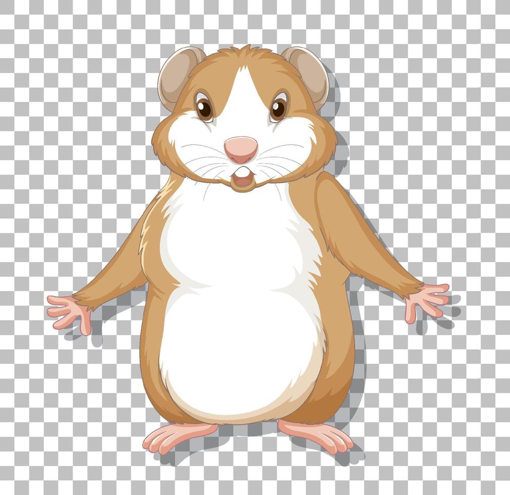 hamster in tekenfilmstijl vector