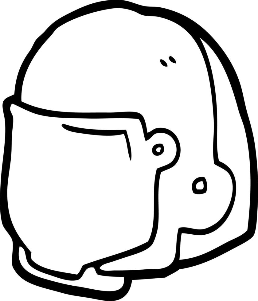 cartoon ruimte helm vector