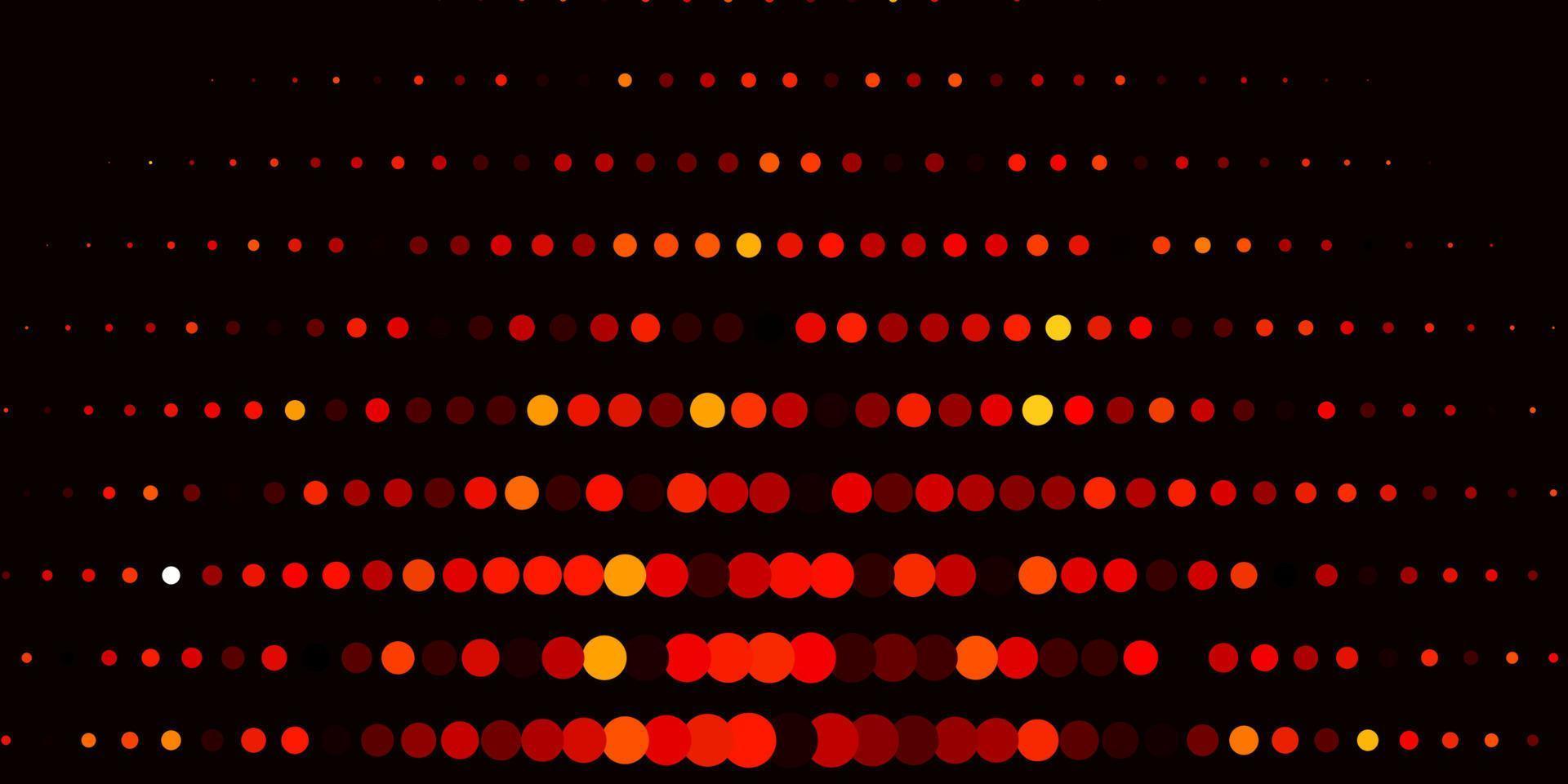 donkeroranje vector achtergrond met bubbels.