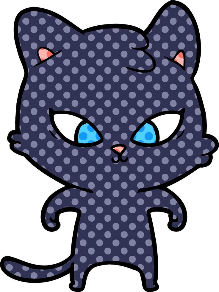 schattige cartoon kat vector