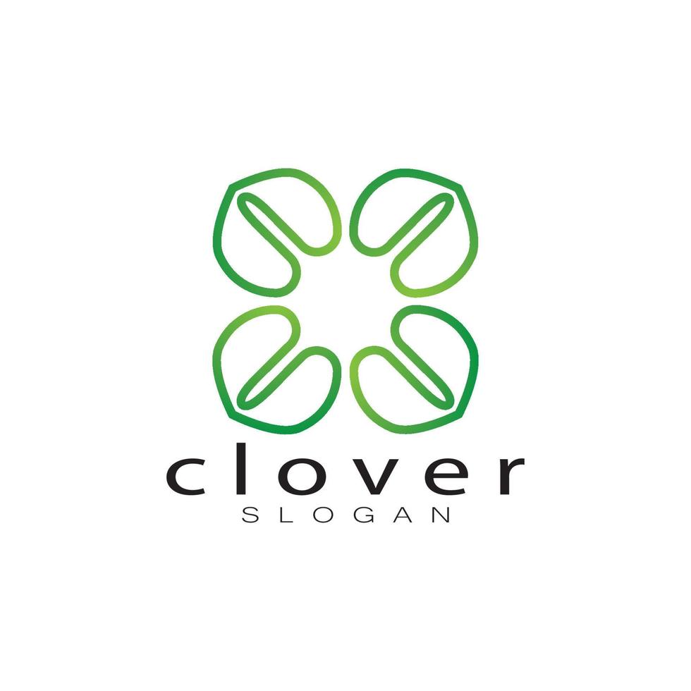 logo ontwerp inspiratie icoon illustratie sjabloon vector Klaver of moringa bladeren, voor natuurlijk Product ontwerp, Gezondheid, geneesmiddel, Klaver en moringa landbouw, geneeskrachtig capsules