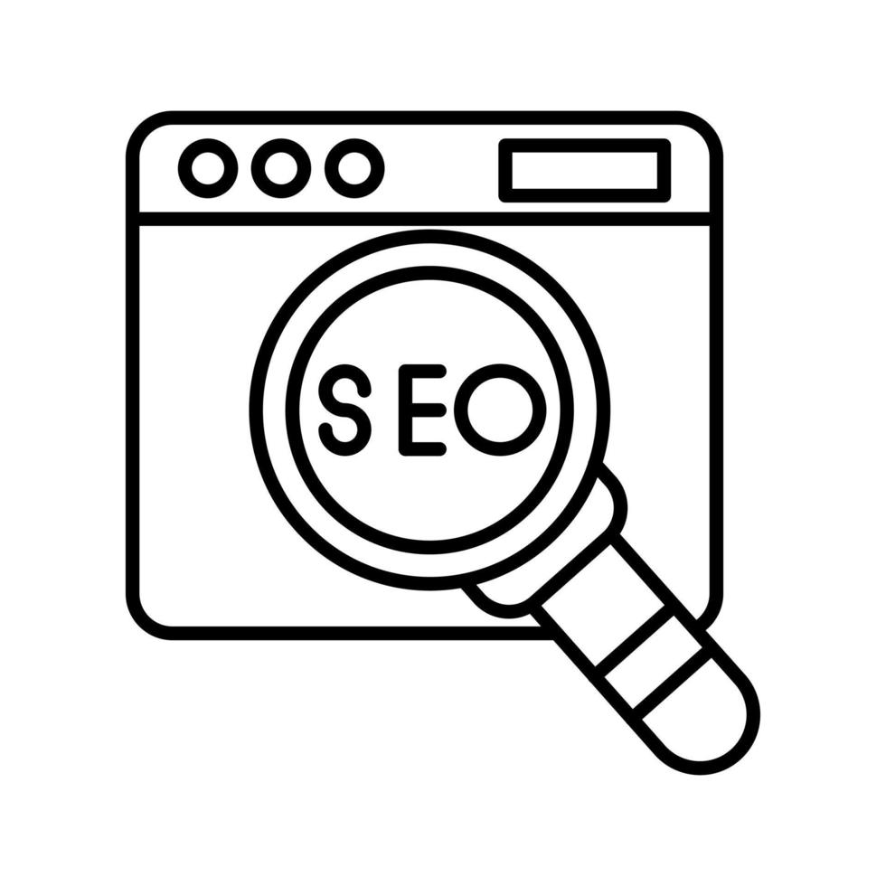 seo vector icoon