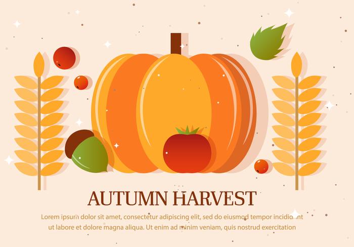 Herfst Harvest Vector Illustratie