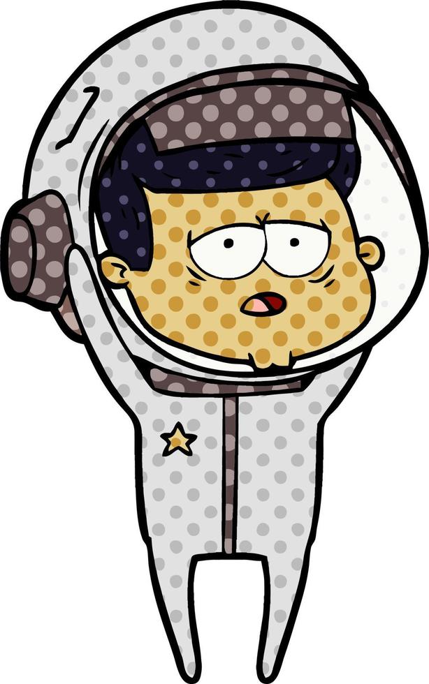 tekenfilm moe astronaut vector