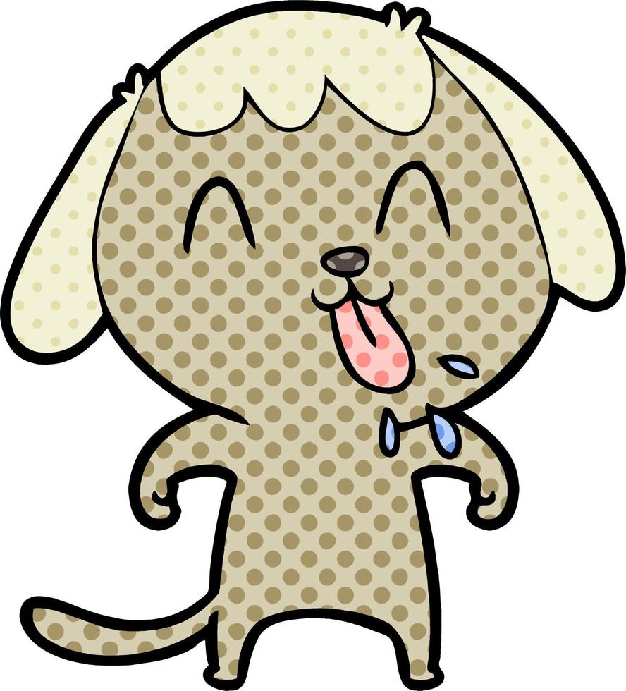 leuke tekenfilmhond vector