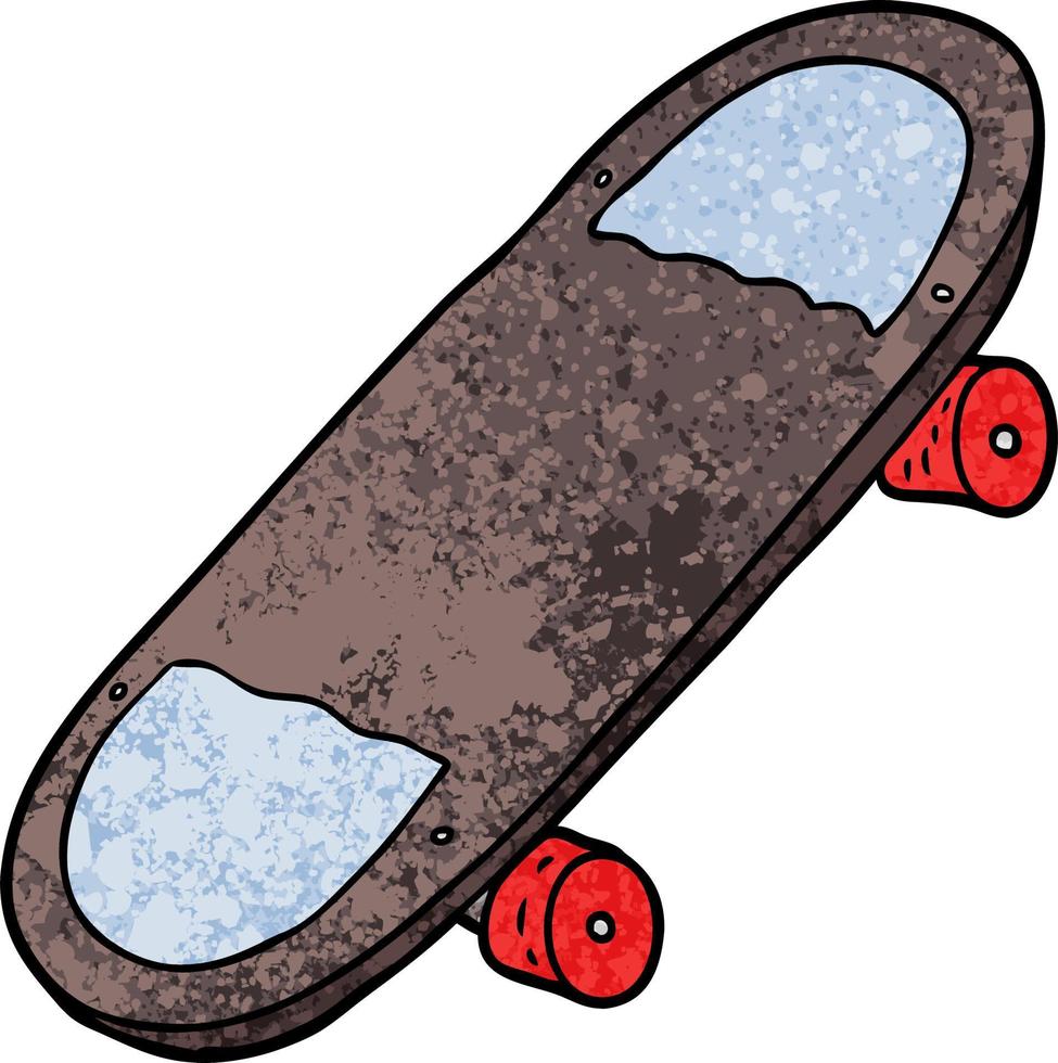 tekenfilm tekening skateboard vector