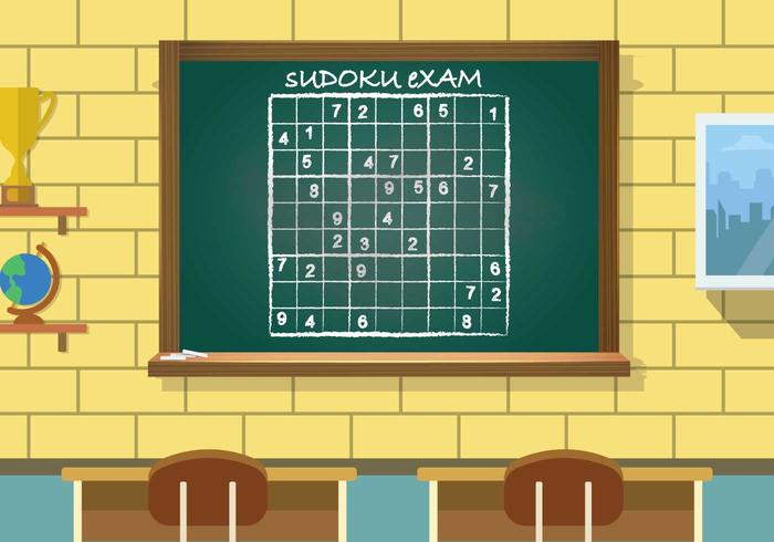 Gratis Sudoku Illustratie vector