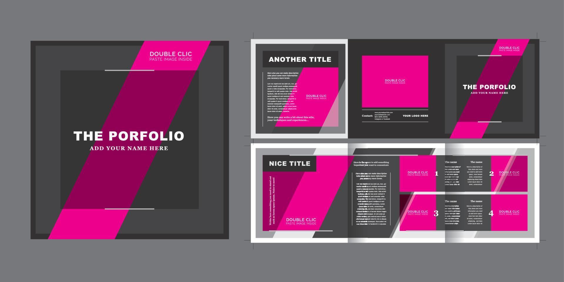 multipurpose plein brochure sjabloon vector