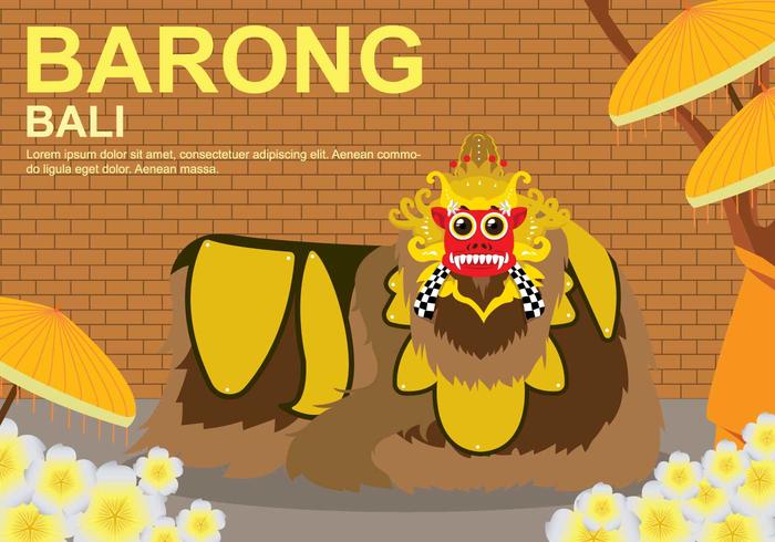 Gratis Barong Illustratie vector