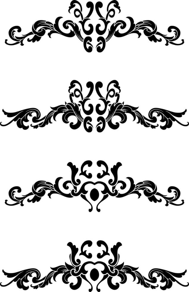 wijnoogst klassiek tekst scheidingsteken of grens decoratief ornament vector