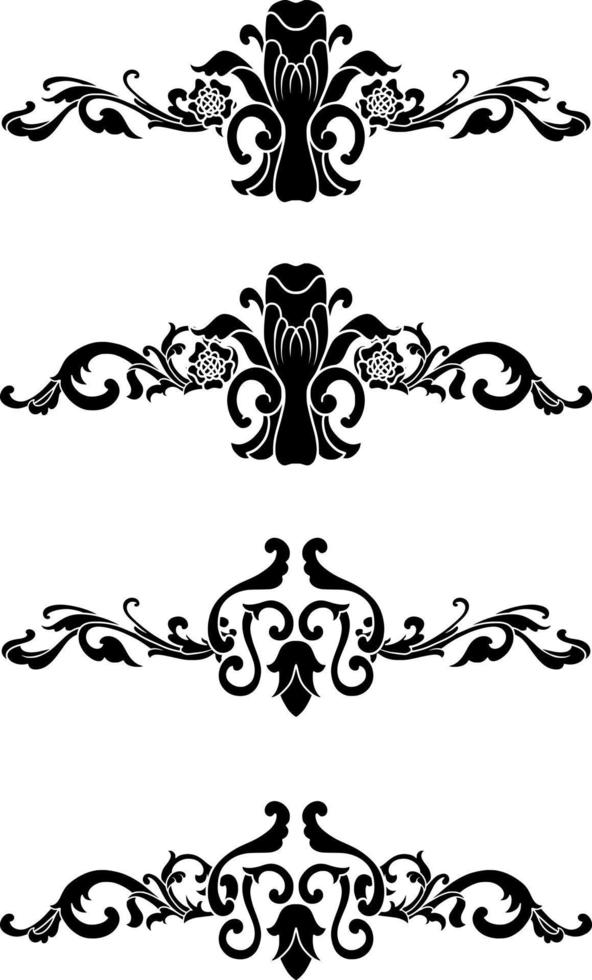 wijnoogst klassiek tekst scheidingsteken of grens decoratief ornament vector