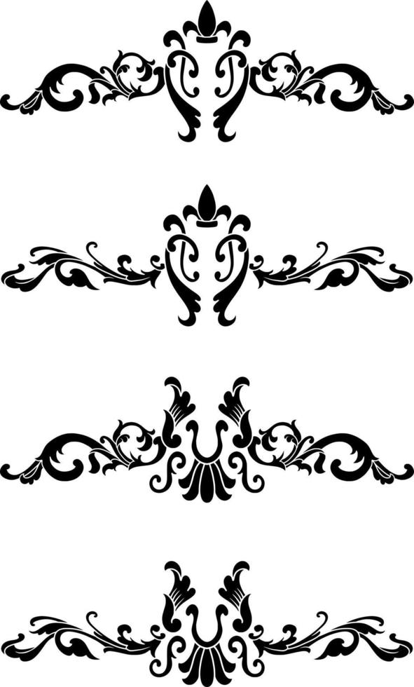 wijnoogst klassiek tekst scheidingsteken of grens decoratief ornament vector