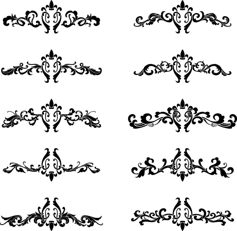 wijnoogst klassiek tekst scheidingsteken of grens decoratief ornament vector