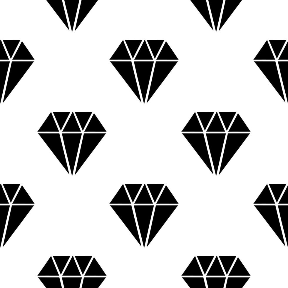 zwart diamant naadloos patroon vector