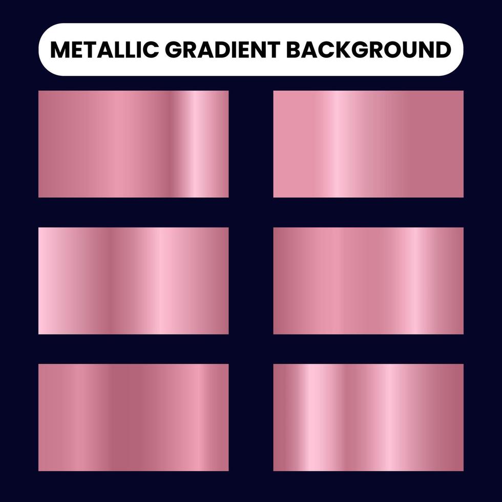verzameling van roze metalen helling achtergrond vector