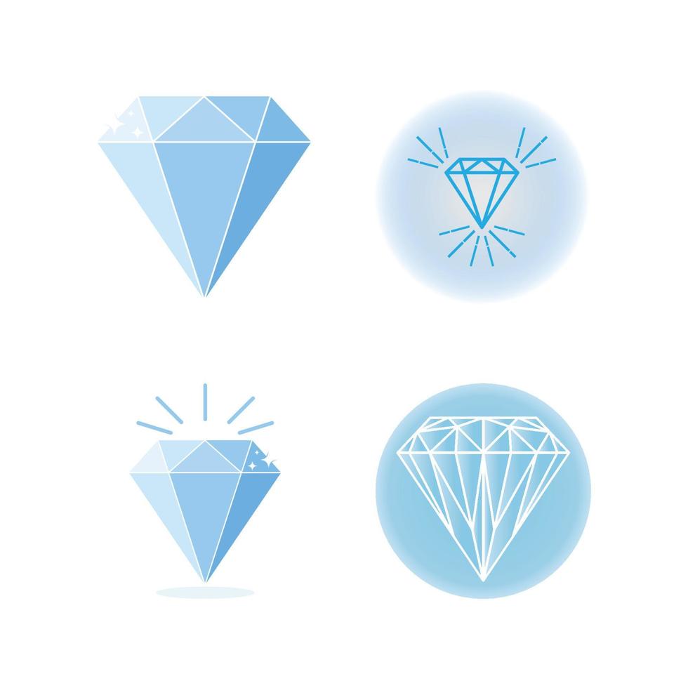 diamant logo sjabloon vector icoon