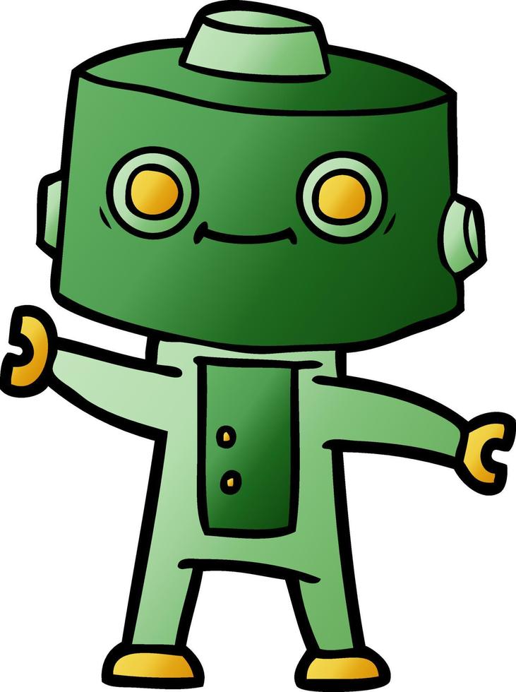 tekenfilm tekening karakter robot vector