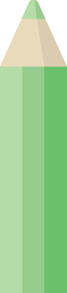 groen kleur potlood grafisch vector illustratie icoon