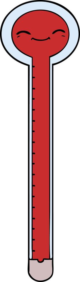 vector tekenfilm thermometer