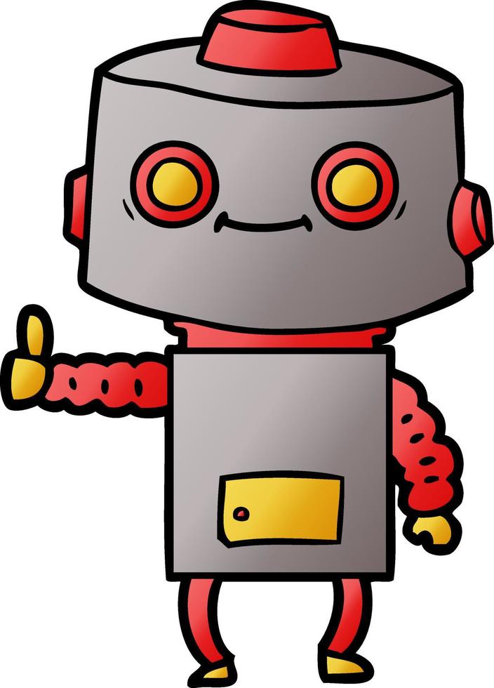 tekenfilm tekening karakter robot vector