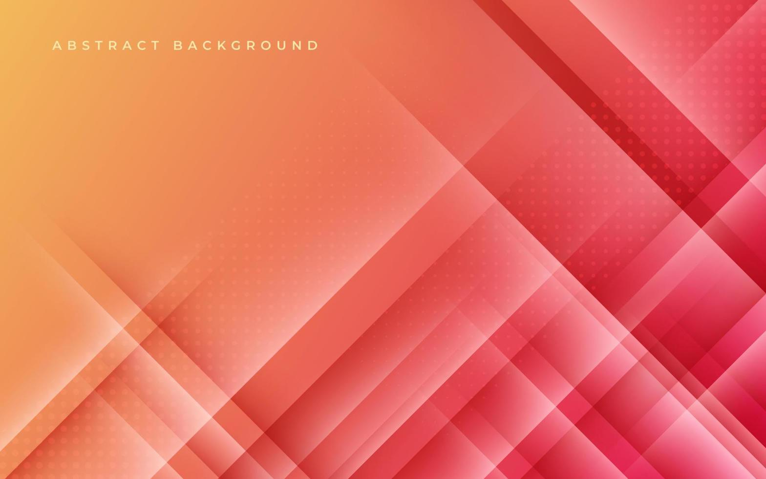 abstract rood oranje zacht diagonaal vorm licht en schaduw achtergrond. eps10 vector