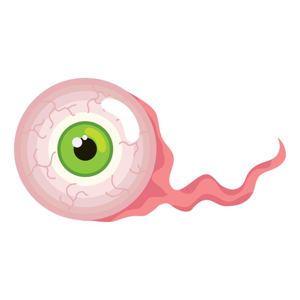 halloween menselijk oog orgaan vector