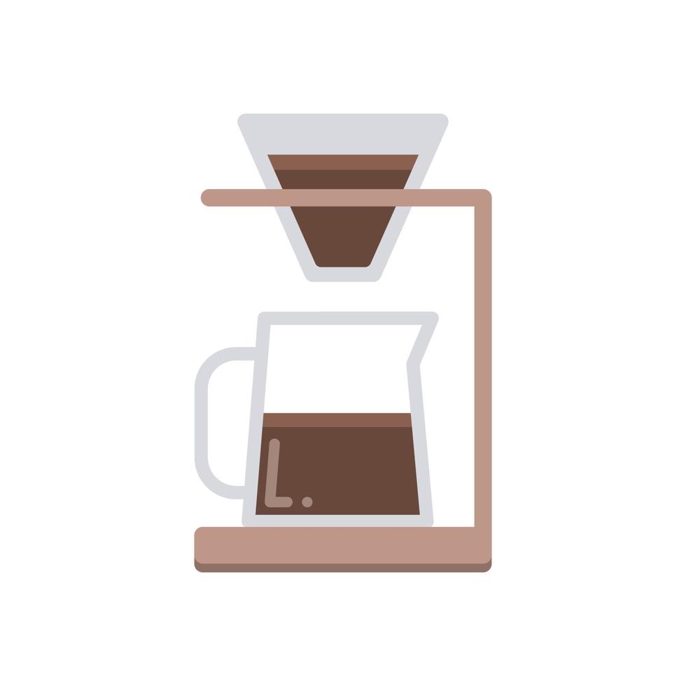 koffie maker, icoon, vector, illustratie. vector