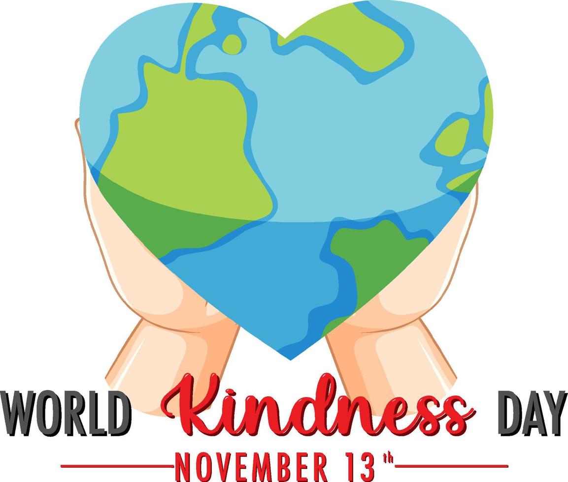 wereld vriendelijkheid dag poster ontwerp vector