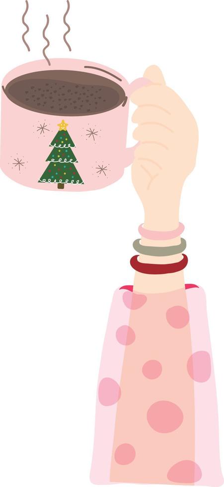 Kerstmis achtergrond. omhulsel papier. Kerstmis afdrukken benodigdheden. Kerstmis partij gelukkig mensen vieren Kerstmis vlak illustratie vector