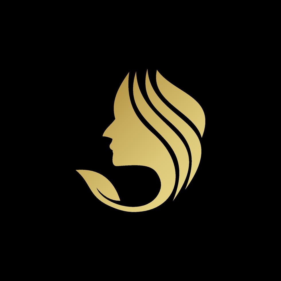 schoonheid gezicht logo ontwerp vector Sjablonen