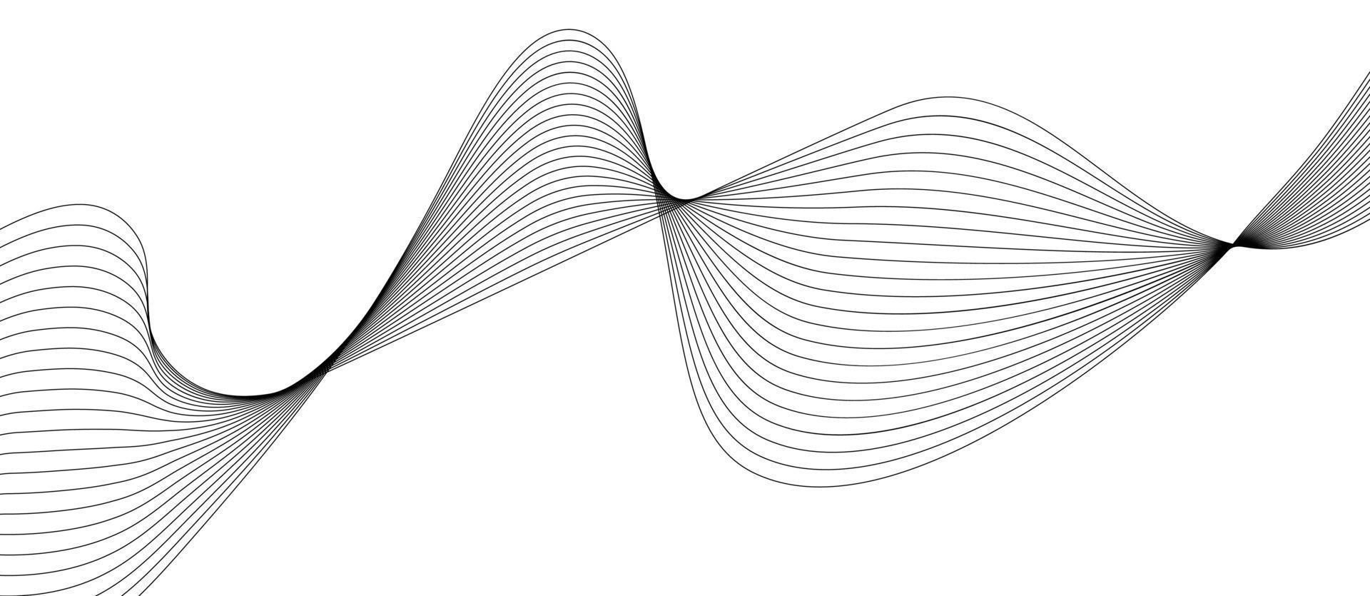 topografisch lijn ronde lijnen abstract. patroon van grijs lijnen. abstract achtergrond gemaakt van gebogen lijnen vector