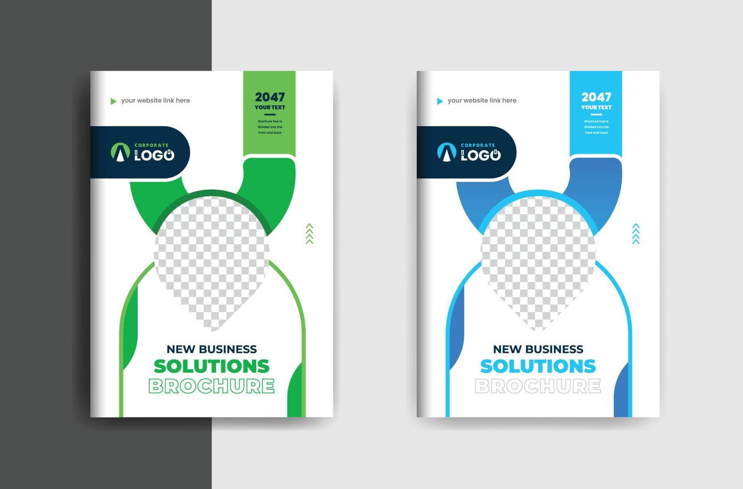 brochure Hoes ontwerp sjabloon vector