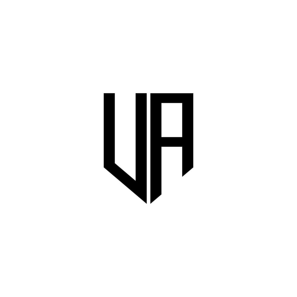 ua brief logo ontwerp met wit achtergrond in illustrator. vector logo, schoonschrift ontwerpen voor logo, poster, uitnodiging, enz.