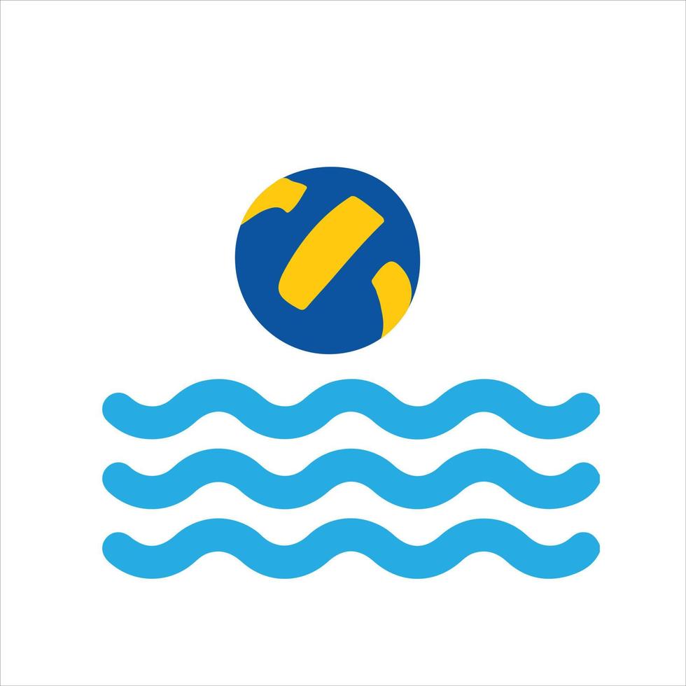 water polo sport vector