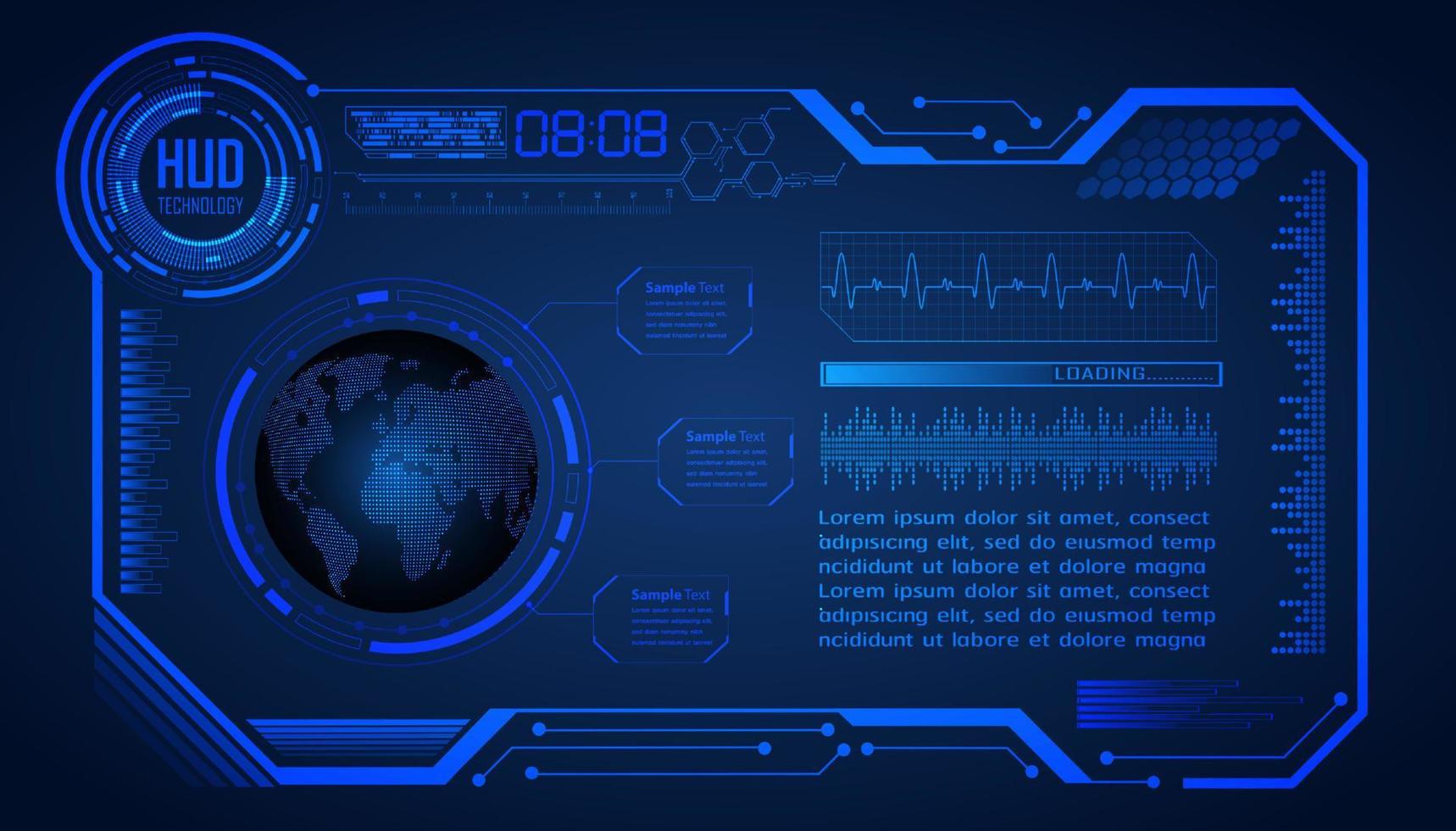 moderne technische achtergrond vector