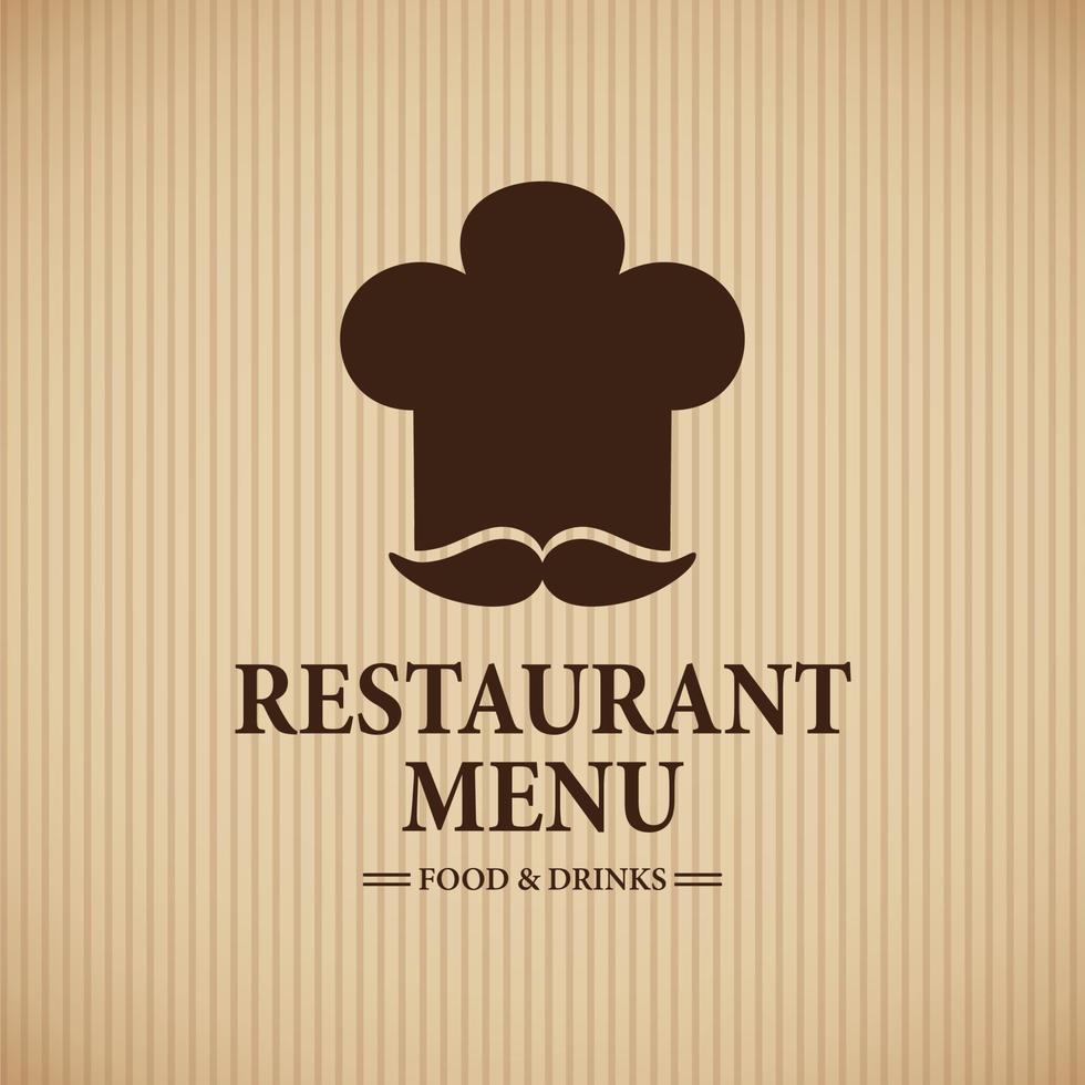 restaurant menu voedsel en drankjes Aan een retro stijl vector