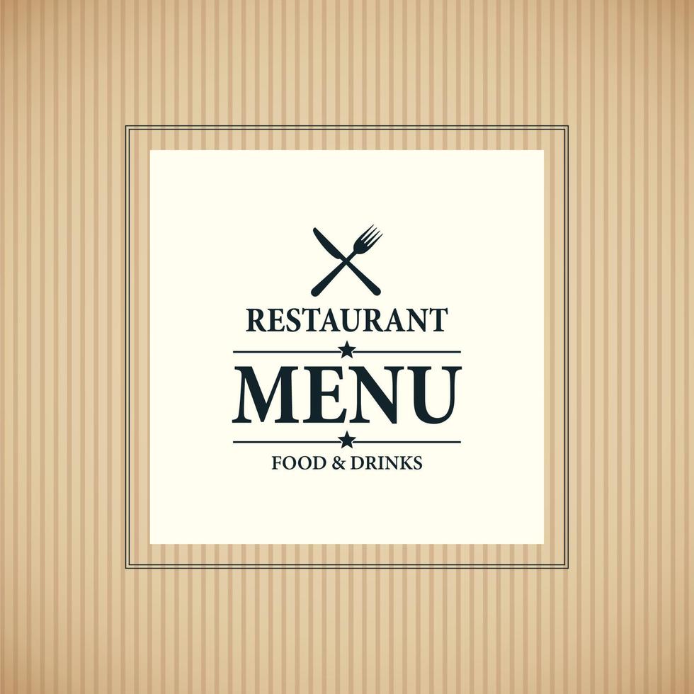 restaurant menu Aan een retro concept ontwerp stijl vector