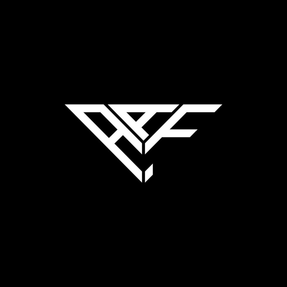 aaf brief logo creatief ontwerp met vector grafisch, aaf gemakkelijk en modern logo.