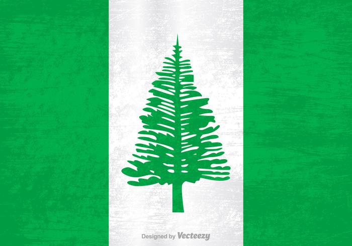 Gratis Vector Grunge Vlag Van Norfolk Island