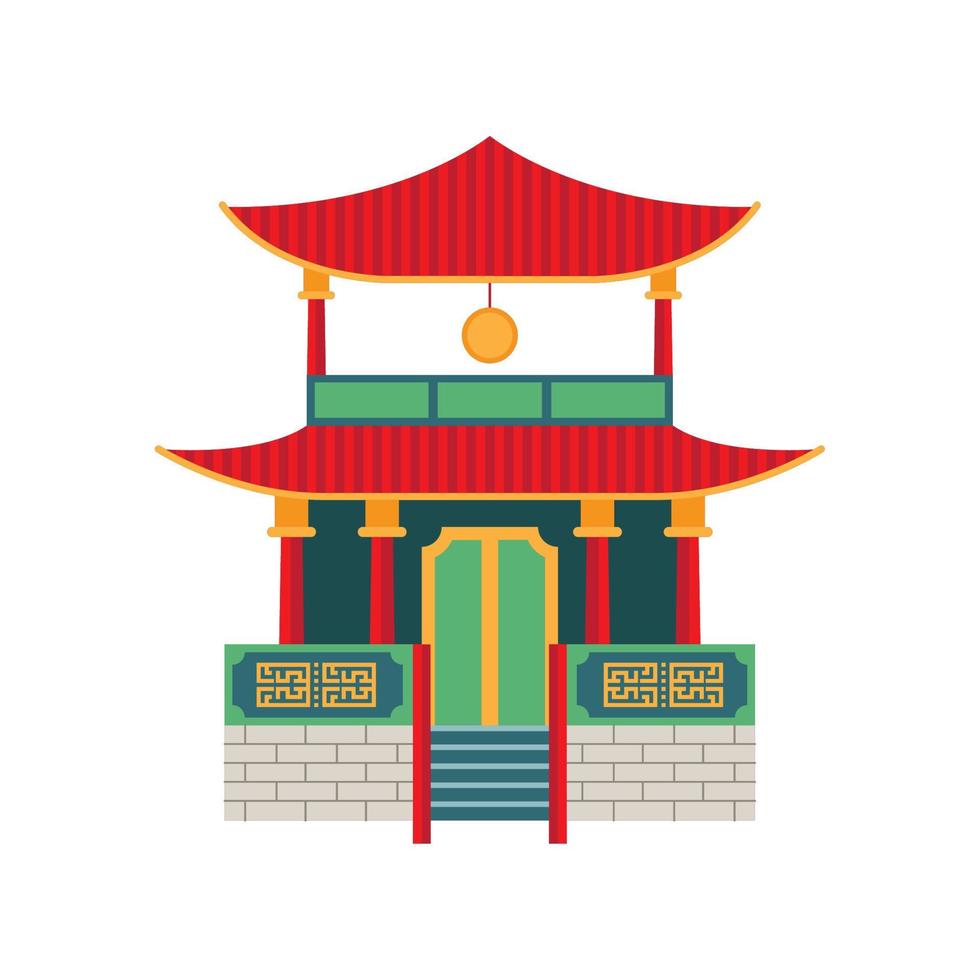 chinese cultuur pagode vector