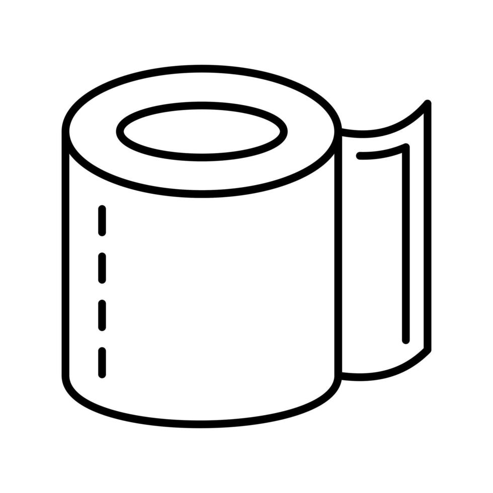 toilet papier vector icoon