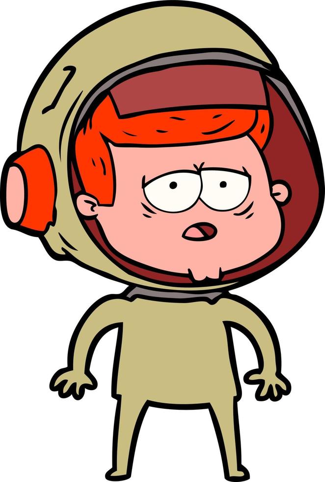 tekenfilm moe astronaut vector