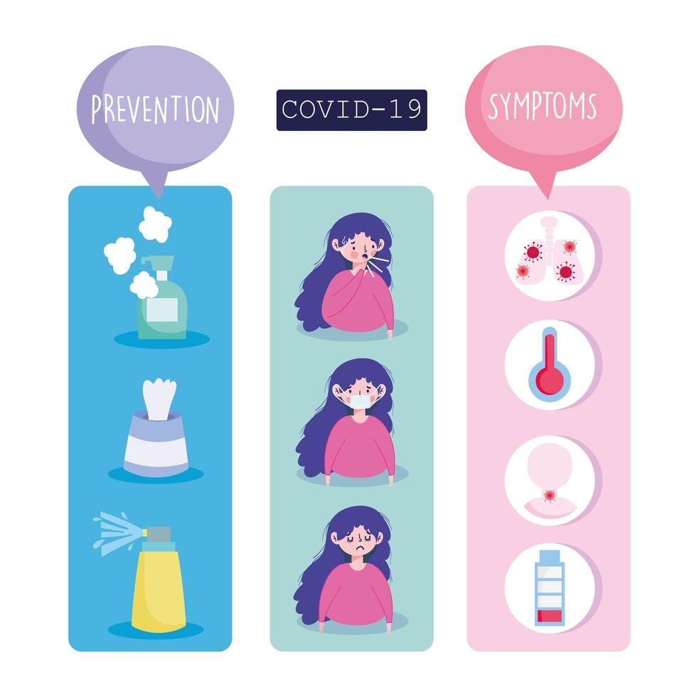 coronavirus infographics pictogramserie vector