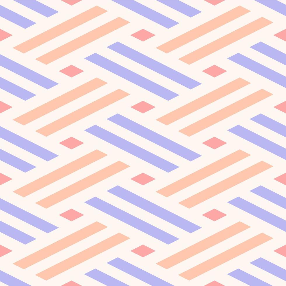 naadloze pastel geweven lijnen patroon vector