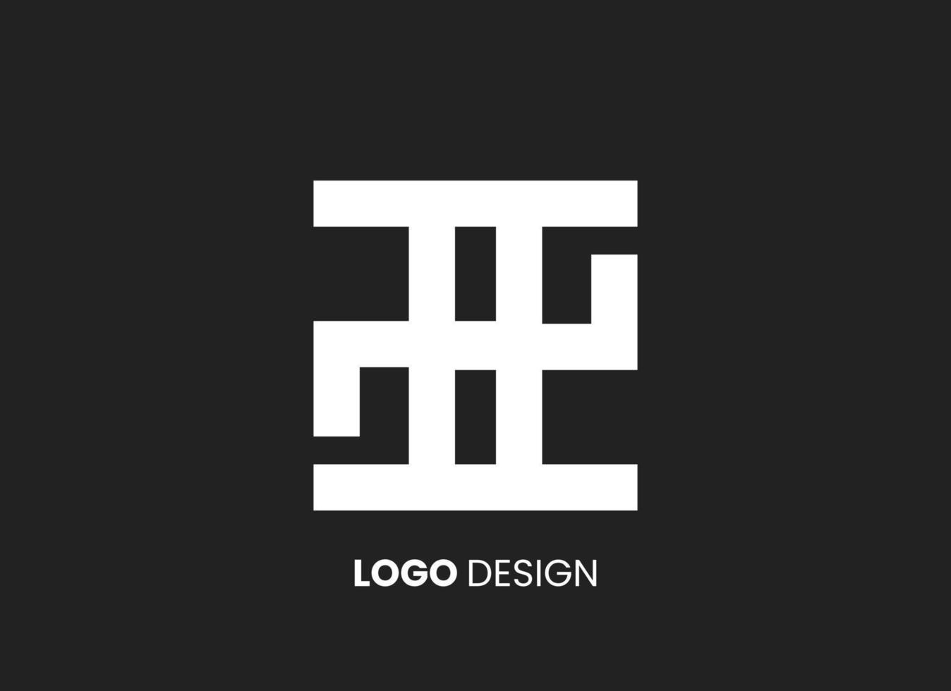 logo brief ontwerp Aan luxe achtergrond. logo monogram initialen brief concept. icoon logo ontwerp. elegant en professioneel brief icoon ontwerp Aan zwart achtergrond. vector