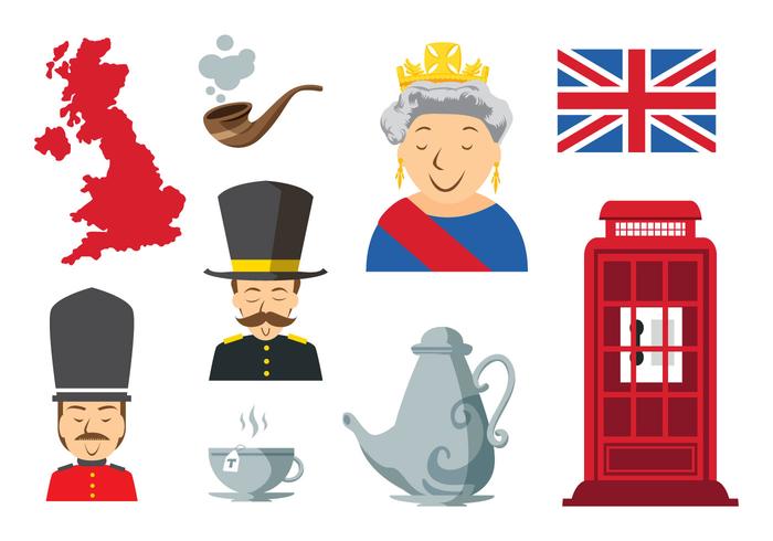 Gratis Engeland Pictogrammen Vector