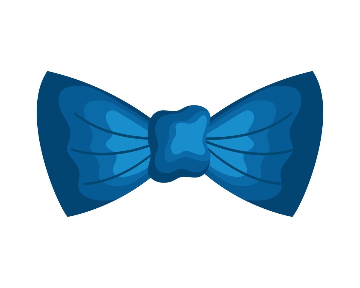 blauw elegant vlinderdas vector