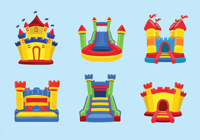 Bounce house vector