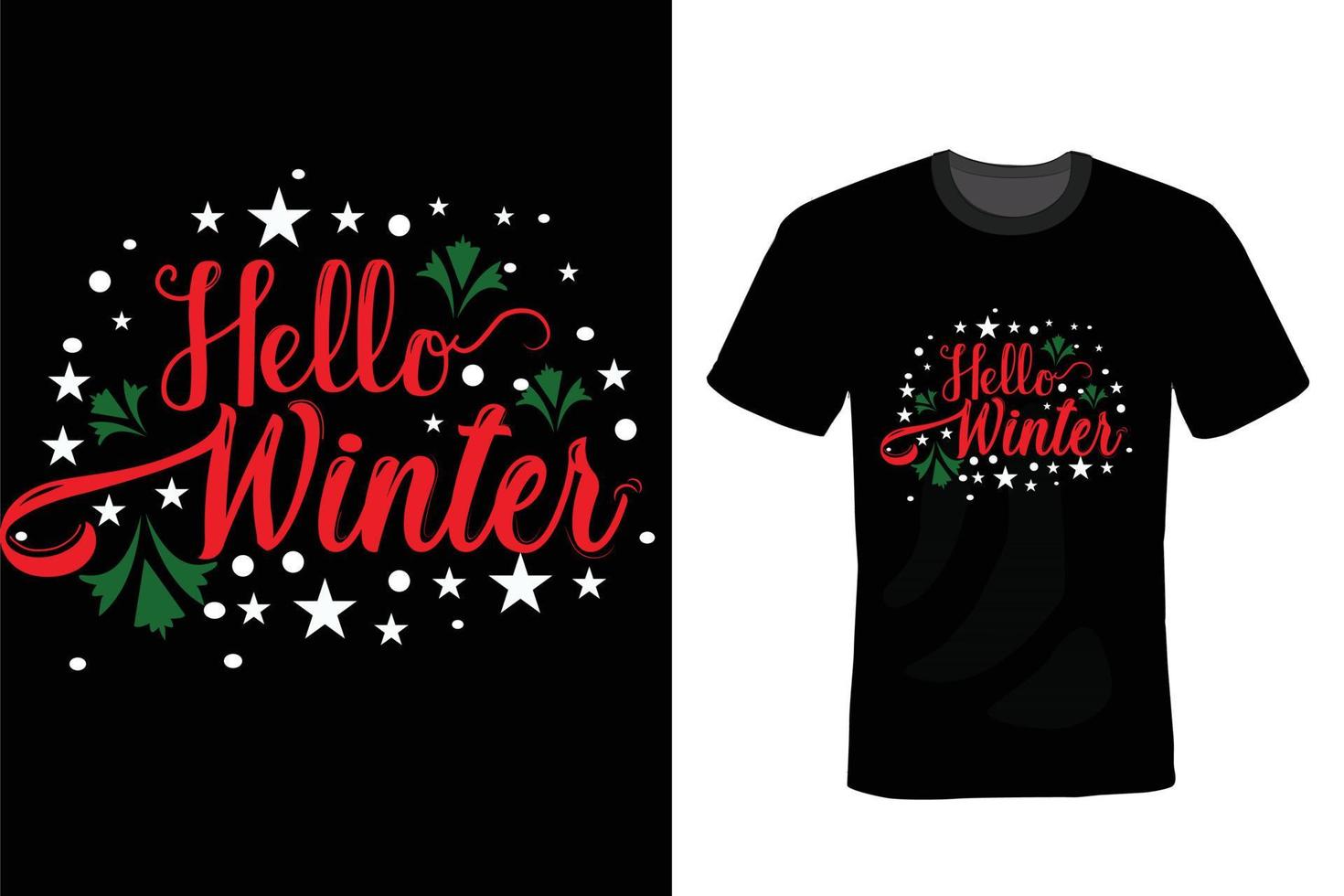 Kerstmis dag t-shirt ontwerp sjabloon vector